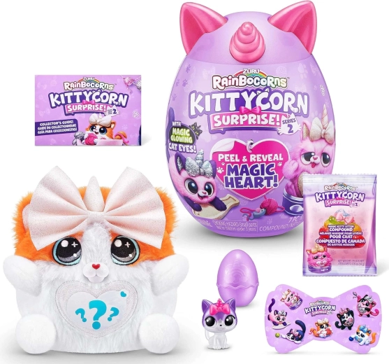 Rainbocorns Kittycorn Surprise pluszowy kotek z niespodzianką