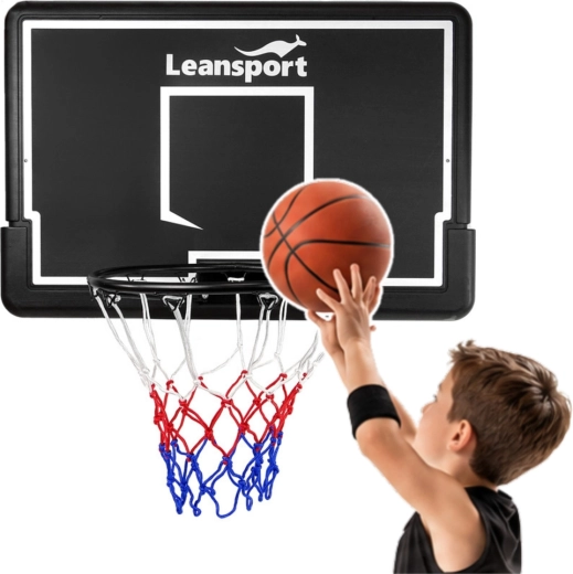 Leansport wiszący kosz do koszykówki z tablicą 90 cm