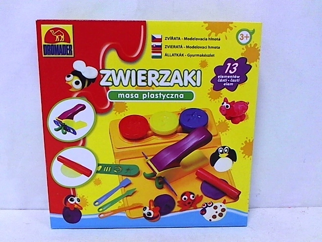 Masa plastyczna ze zwierzątkami