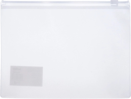 Przezroczysta teczka z zamkiem 33 x 24 cm