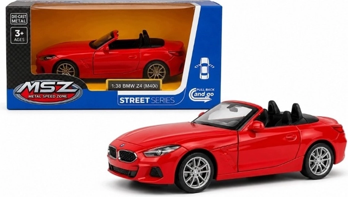 MSZ model BMW Z4 M40i ze światłem i dźwiękiem, czerwony