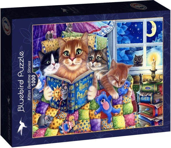 Puzzle Bluebird Kocięta i bajki na dobranoc 1000 elementów