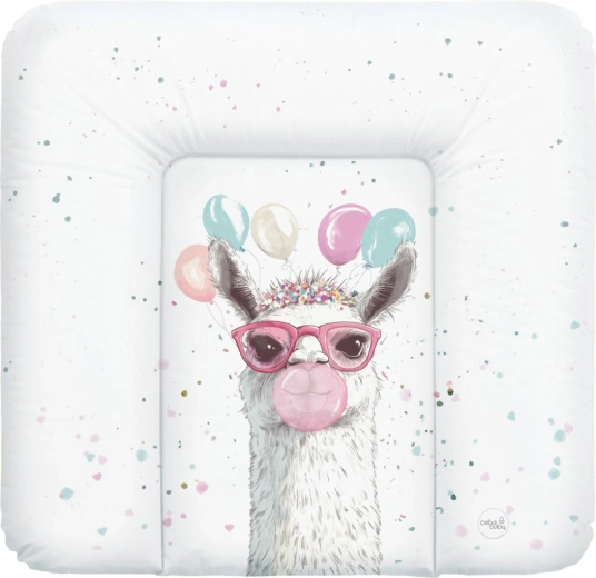 Ceba baby miękka mata do przewijania Basic Crazy Lama 75 × 72 cm