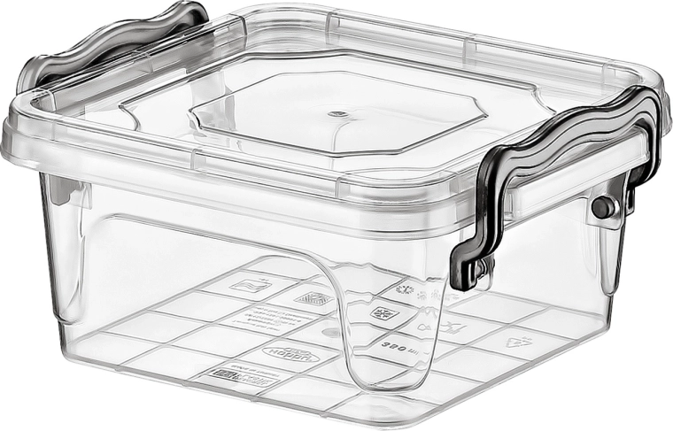 Kwadratowy pojemnik na żywność MULTI BOX 0,35 l