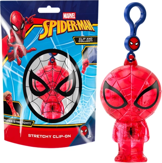 Marvel Spider-Man gniotek-brelok z klipsem - 1 sztuka