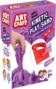 Art Craft piasek kinetyczny fioletowy 500 g