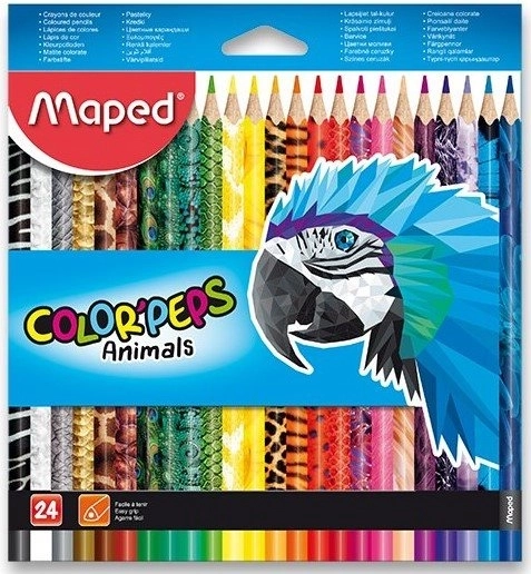 Kredki maped color'peps animals 24 szt.
