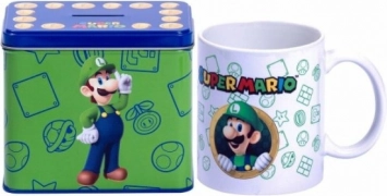 Kubek i skarbonka Super Mario Luigi