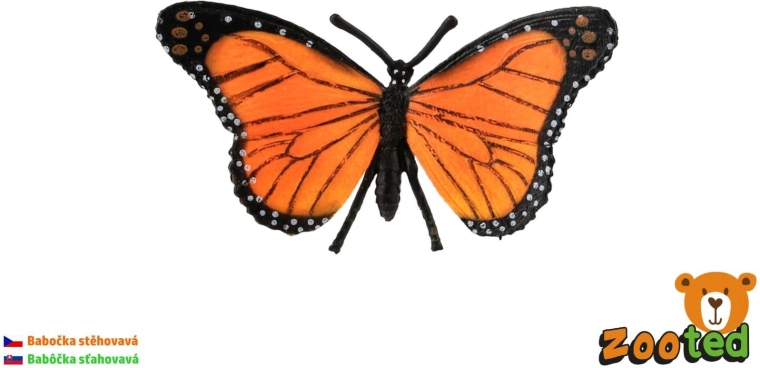 Figurka motyla monarcha wędrownego Zooted 11 cm