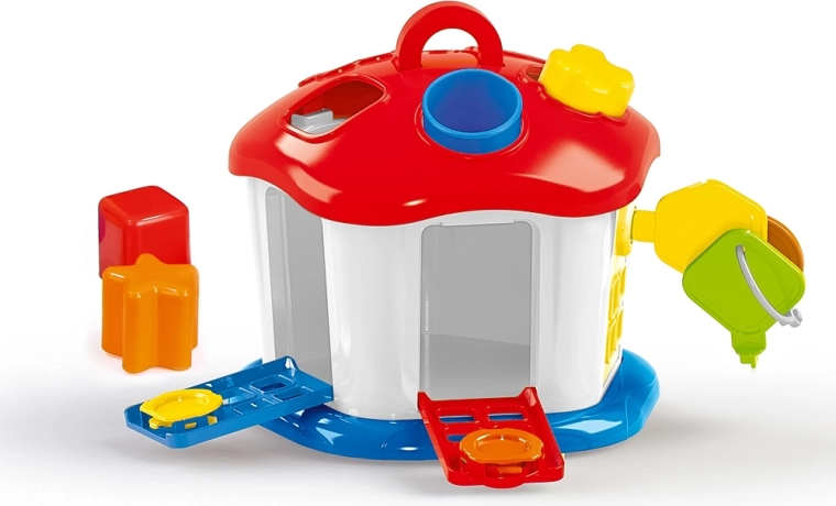 Domek sorter z kluczykami