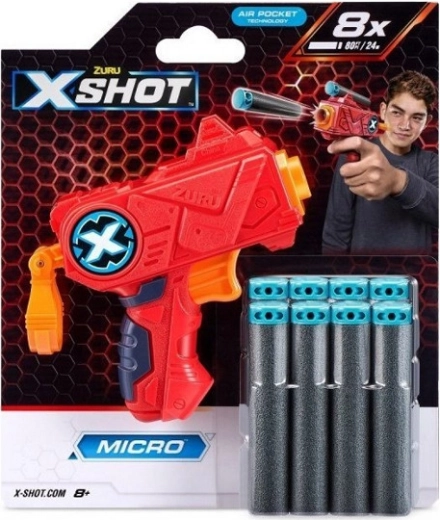 X-Shot Excel Micro kieszonkowy pistolet na piankowe strzałki