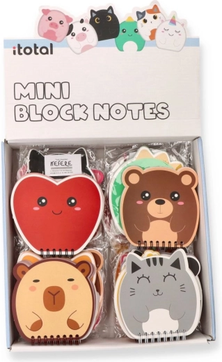 Uroczy zwierzęcy notes spiralny 80 kartek