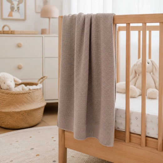NANNA bambusowy kocyk Bamboo Beige