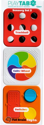 Fat Brain zestaw sensorycznych zabawek PlayTab Tile Set 2