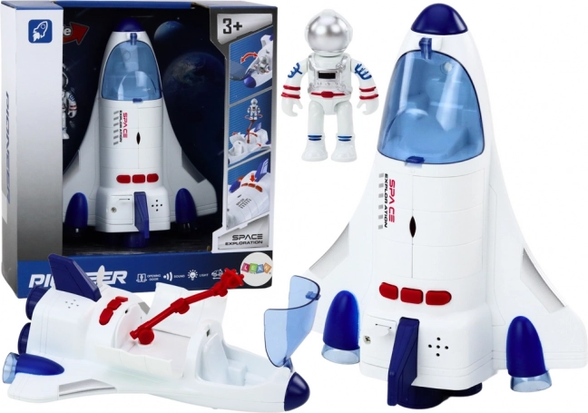 Statek kosmiczny z oświetleniem i dźwiękami