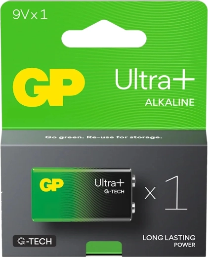 Bateria alkaliczna 9V GP Ultra+ 6LR61