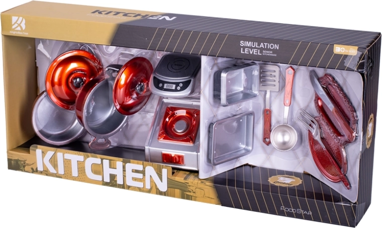 Zestaw dziecięcych naczyń 14 szt. w pudełku