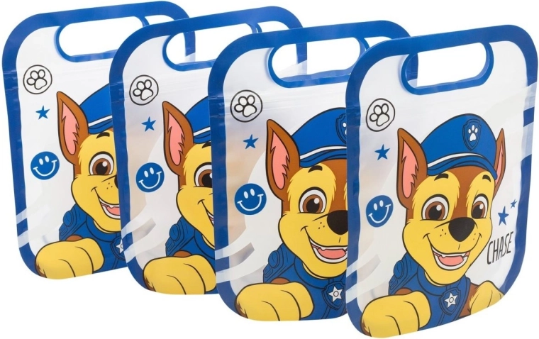 Zestaw zamykanych woreczków PSI PATROL, 4 szt.