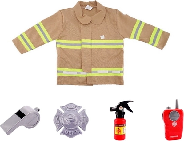 Strażacki kostium z dodatkami dla dzieci