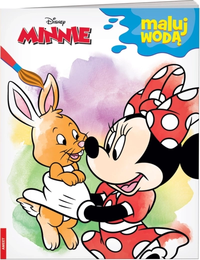Disney Myszka Minnie – malowanie wodą