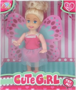 Lalka z odpinanymi skrzydełkami 12 cm