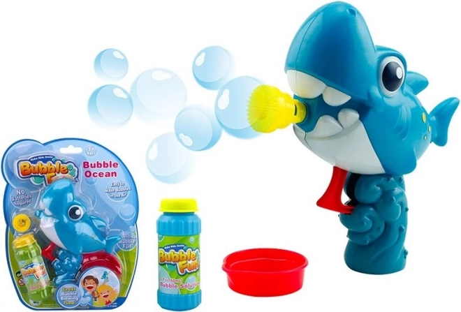 SPARKYS Pistolet do baniek Bubble Fun Rekin z płynem