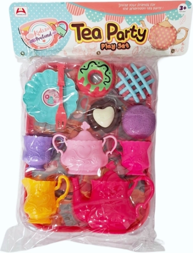 Dziecięcy zestaw kuchenny z naczyniami i produktami spożywczymi