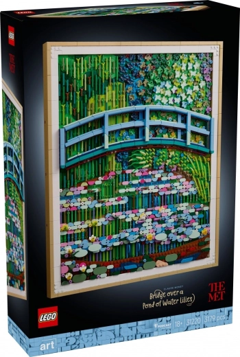 LEGO Art Claude Monet – Most nad stawem z liliami wodnymi