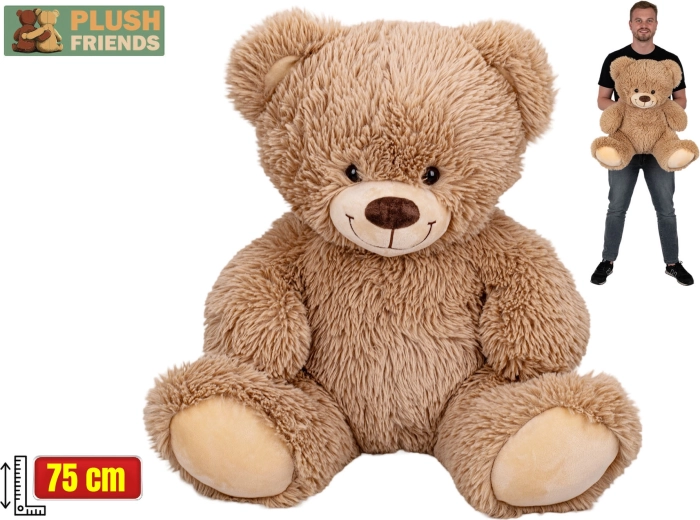 Pluszowy miś beżowy 75 cm Plush Friends