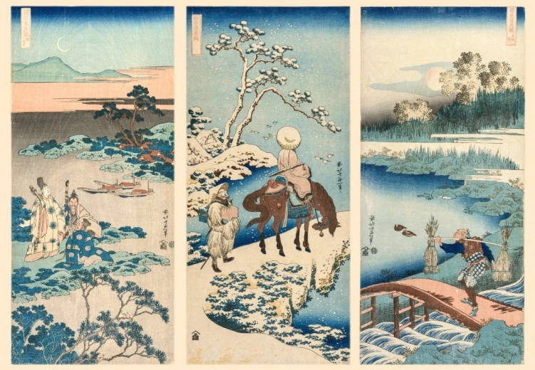 GRAFIKA Puzzle Sztuka Hokusai 1000 elementów