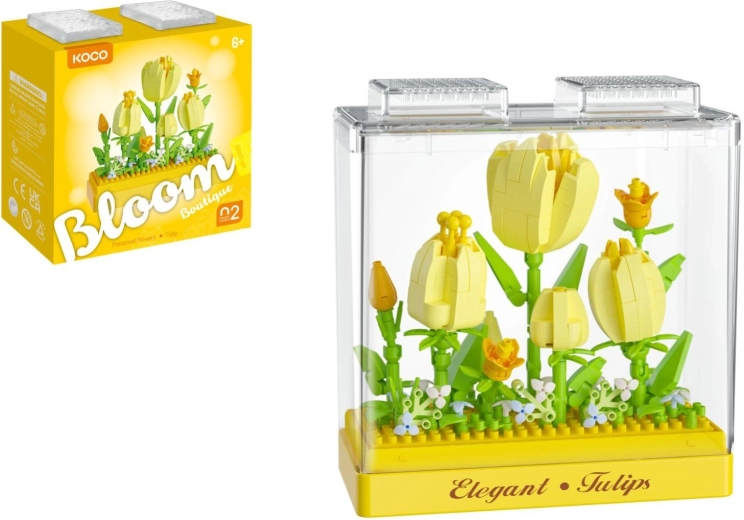 Mini zestaw konstrukcyjny KOCO tulipany