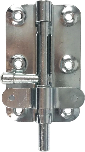 Krótka zasuwka drzwiowa ocynkowana 95/135 mm K 101 na blistrze