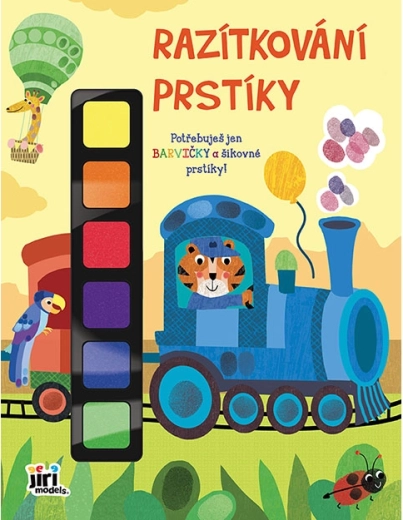 Stemplowanie paluszkami Pociąg