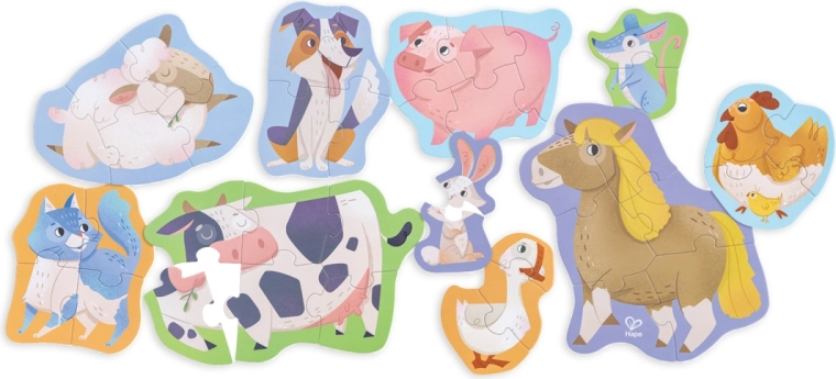 Puzzle Przyjaciele farmy