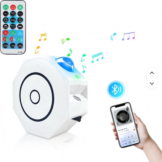 Projektor gwiazd – LED nocna lampka z pilotem