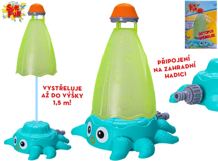 Ogrodowy zraszacz w kształcie ośmiornicy Sun Fun