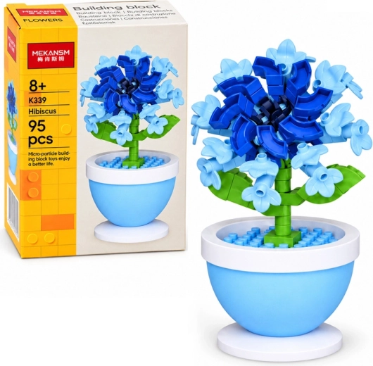 Zestaw mini kwiat w doniczce – hibiskus - 1 sztuka
