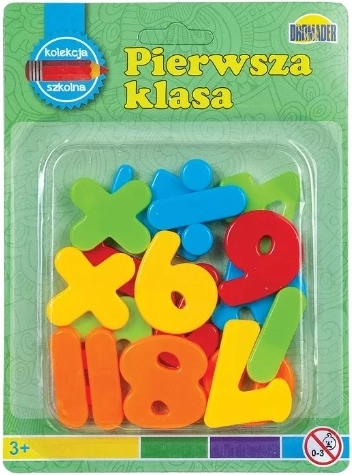 Magnetyczne cyfry na blistrze Dromader