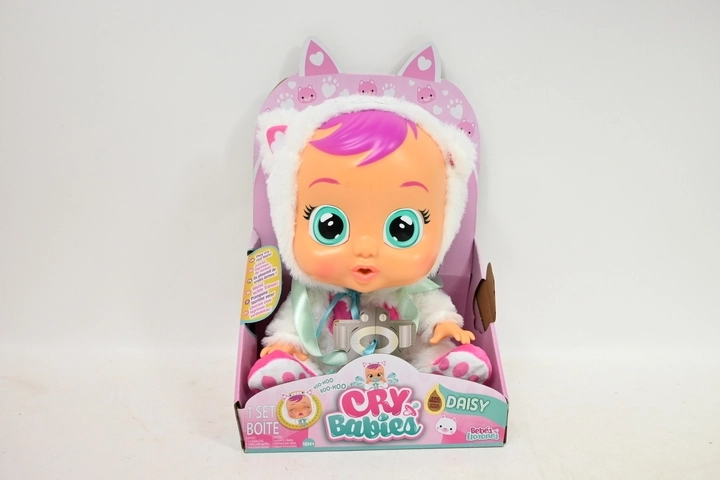 Cry Babies Daisy interaktywna lalka - 1 sztuka