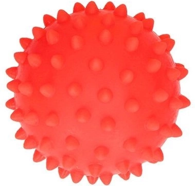 Jeżyk do masażu, piłka sensoryczna - czerwona