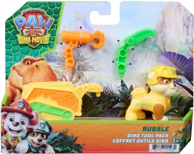 Psi Patrol: Dino film Rubble z przyczepą i akcesoriami