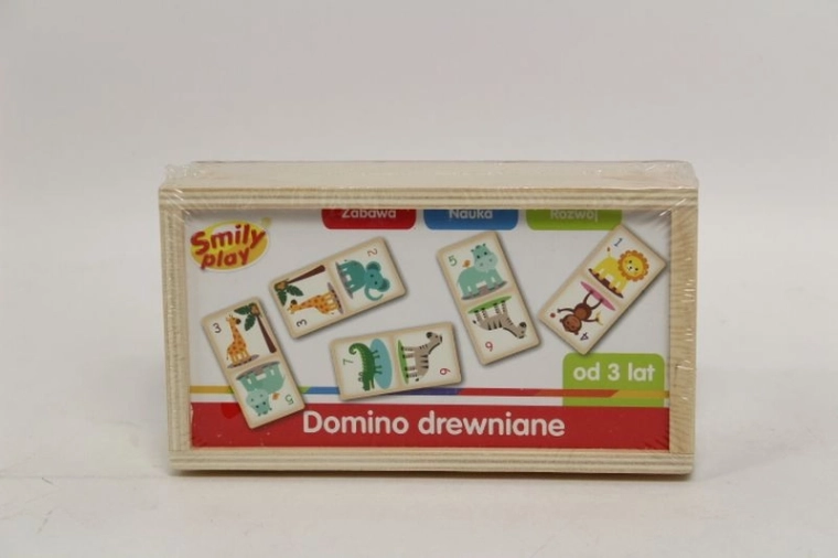 SmilyPlay drewniane domino dla dzieci