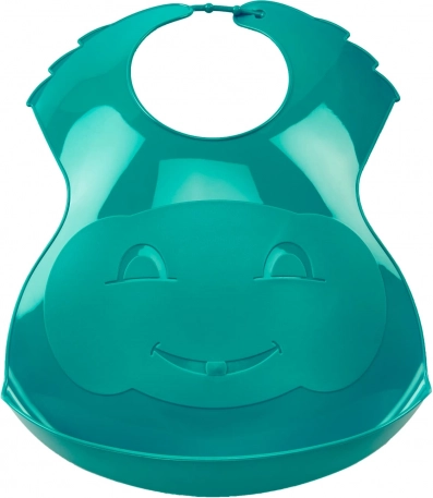 Plastikowy śliniak Deep Peacock