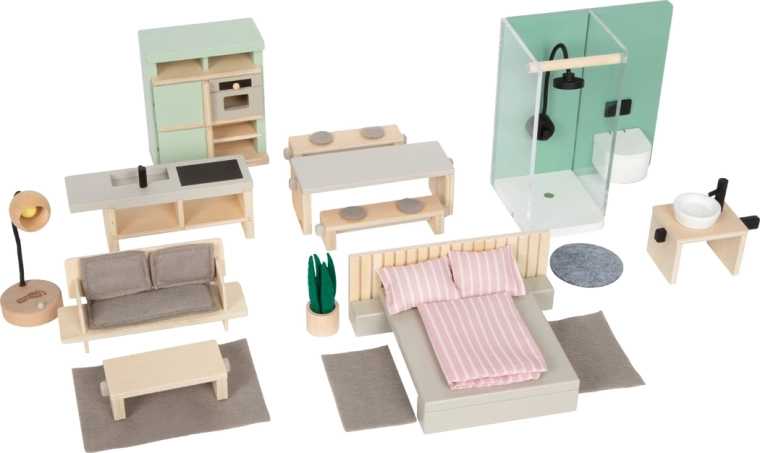 Small Foot zestaw mebli do domku dla lalek