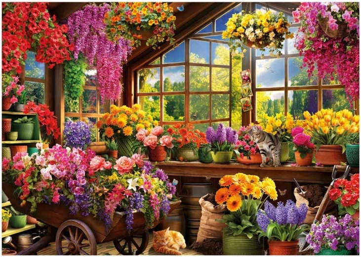 Educa puzzle Ogródek domek 1500 elementów