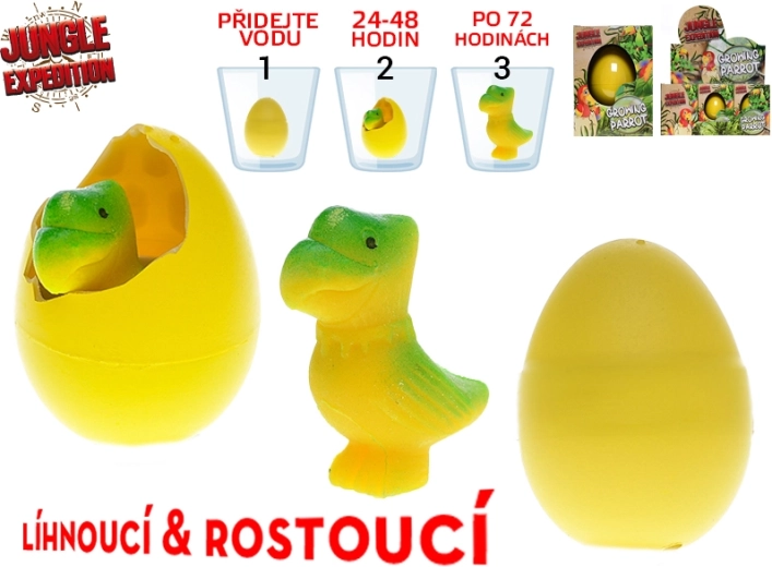 Wykluwająca się i rosnąca papuga Jungle Expedition