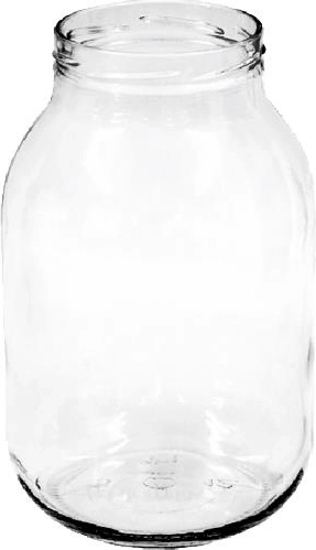 Szklany słoik do wekowania 3000 ml z szerokim wlewem 100 mm