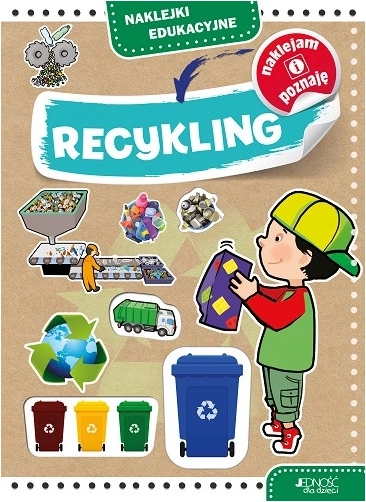 Edukacyjne naklejki Recykling