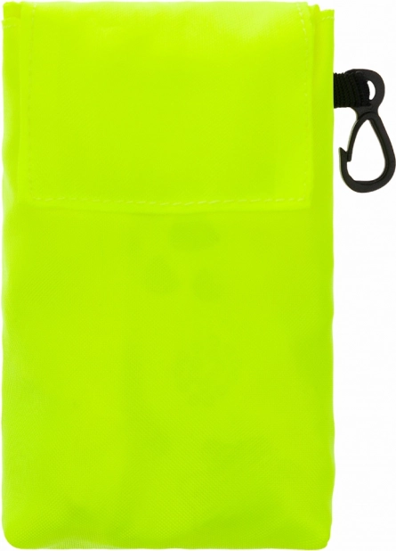 Płaszcz przeciwdeszczowy na szkolną teczkę odblaskowy