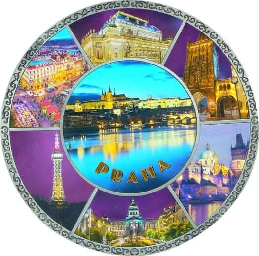 Latający talerz Praha 21 cm